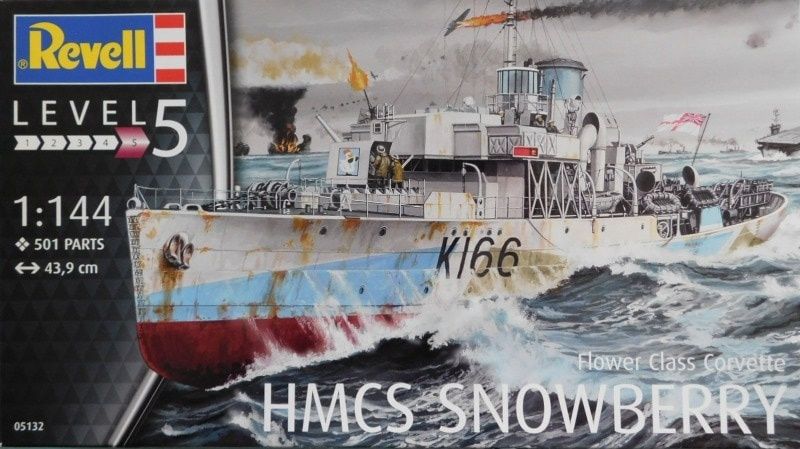 Revell Germany 1/144 HMCS Snowberry Flower Class Corvette 05132