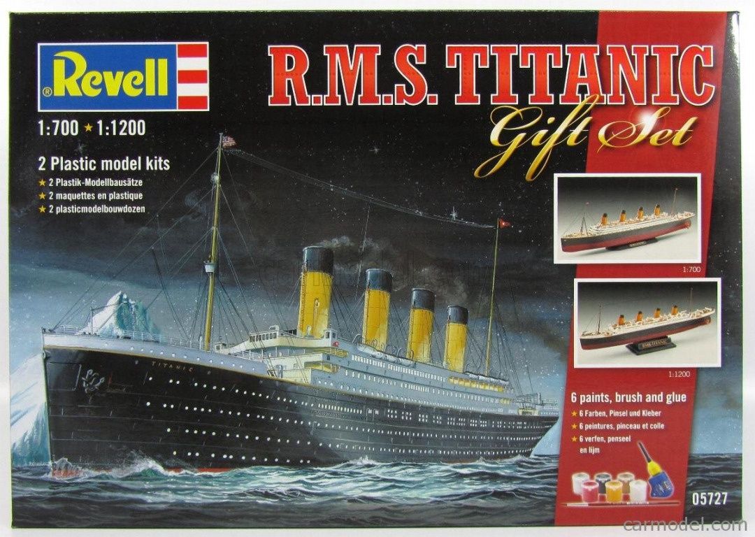 Revell Germany 1/700 R.M.S. Titanic (includes 2 kits 1:700 and 1:1200) 05727