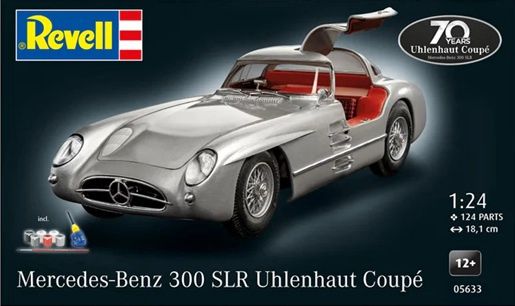 Revell Germany 1/24 1955 Mercedes-Benz 300 SLR Uhlenhaut Coupe 05633