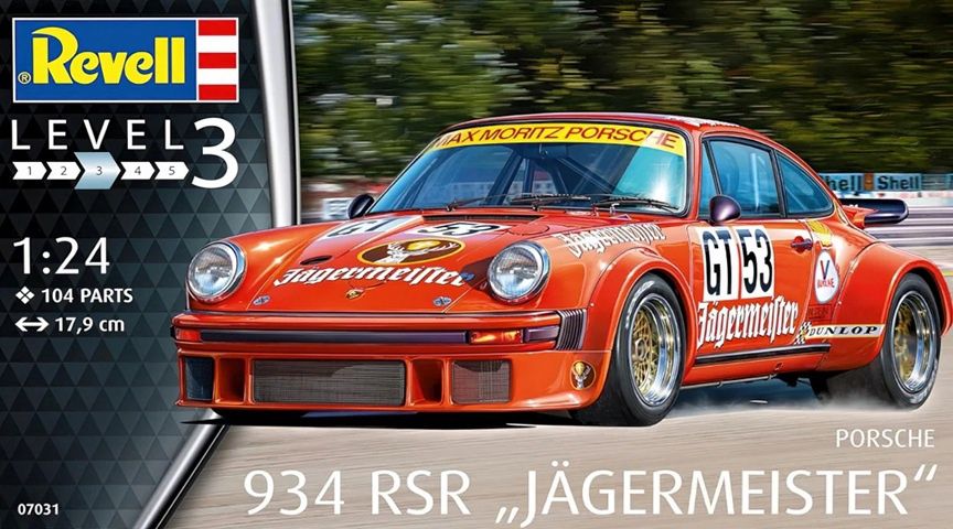 Revell Germany 1/24 Porsche 934 RSR "Jägermeister" 07031