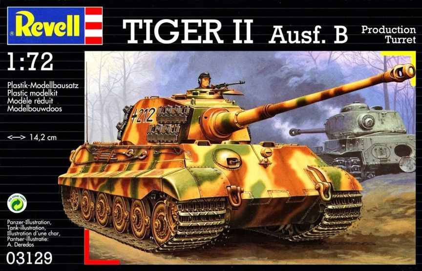Revell Germany 1/72 Tiger II Ausf. B Production Turret 03129