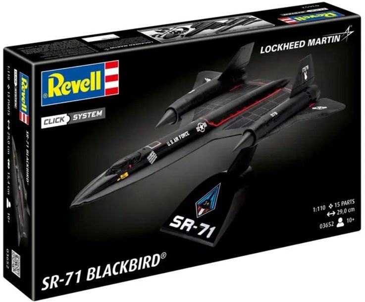 Revell Germany 1/110 Lockheed SR-71 Blackbird (Click System) 03652