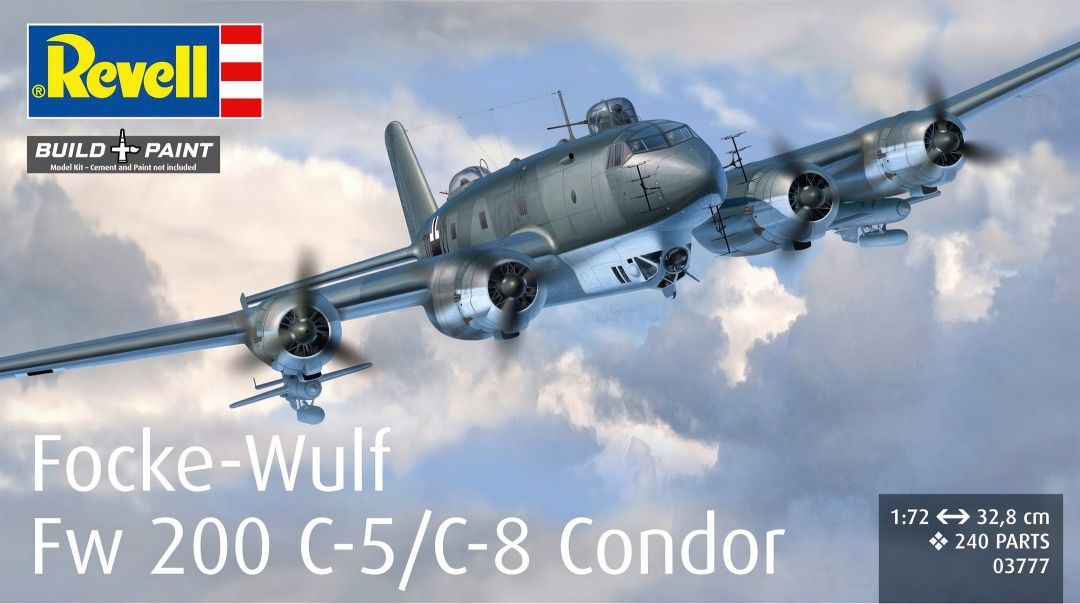 Revell Germany 1/72 Focke Wulf Fw 200 C-5/C-8 Condor 03777