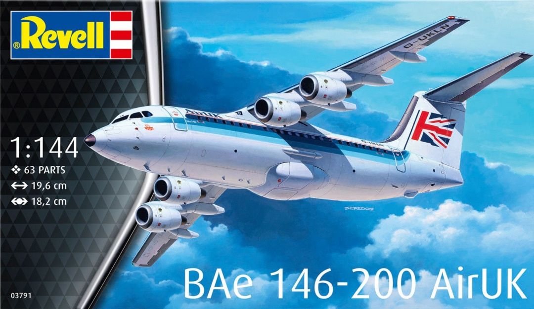 Revell Germany 1/144 BAe 146-200 (RJ85) AirUK 03791