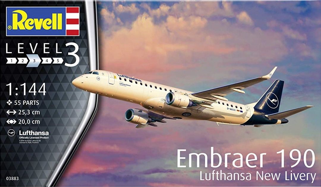 Revell Germany 1/144 Embraer 190 Lufthansa New Livery 03883