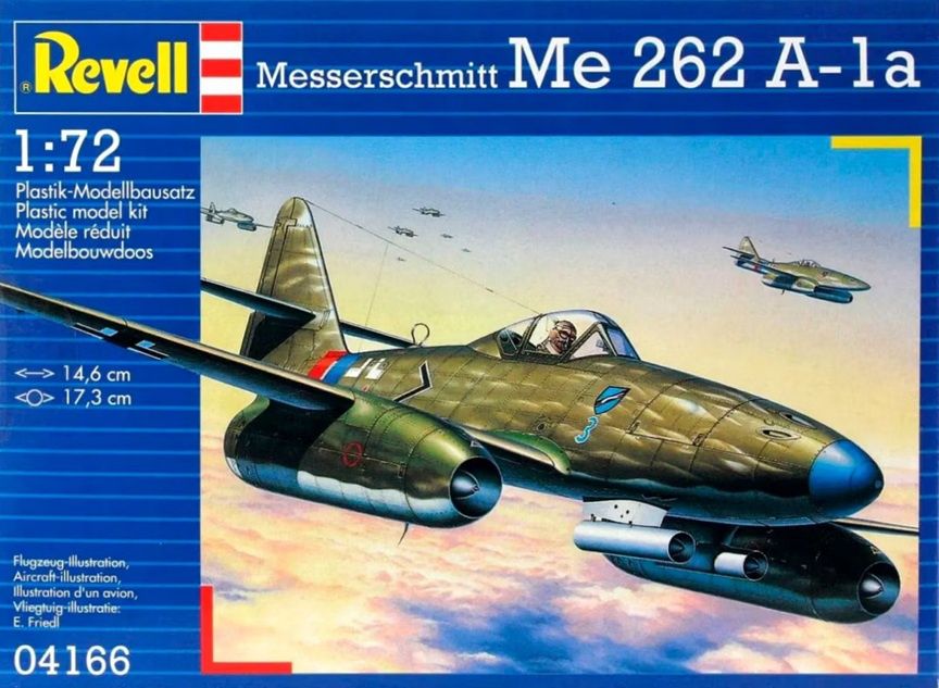 Revell Germany 1/72 Messerschmitt Me 262 A-1a 04166