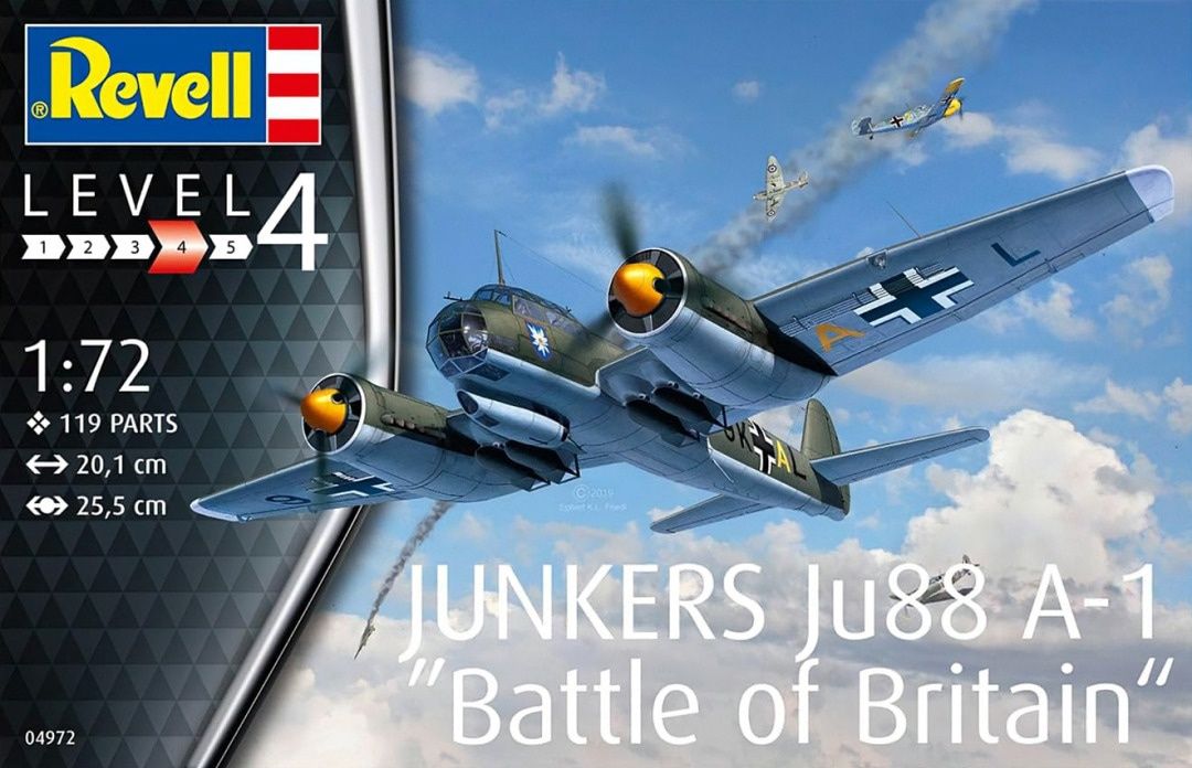 Revell Germany 1/72 Junkers Ju 88 A-1 "Battle of Britain" 04972
