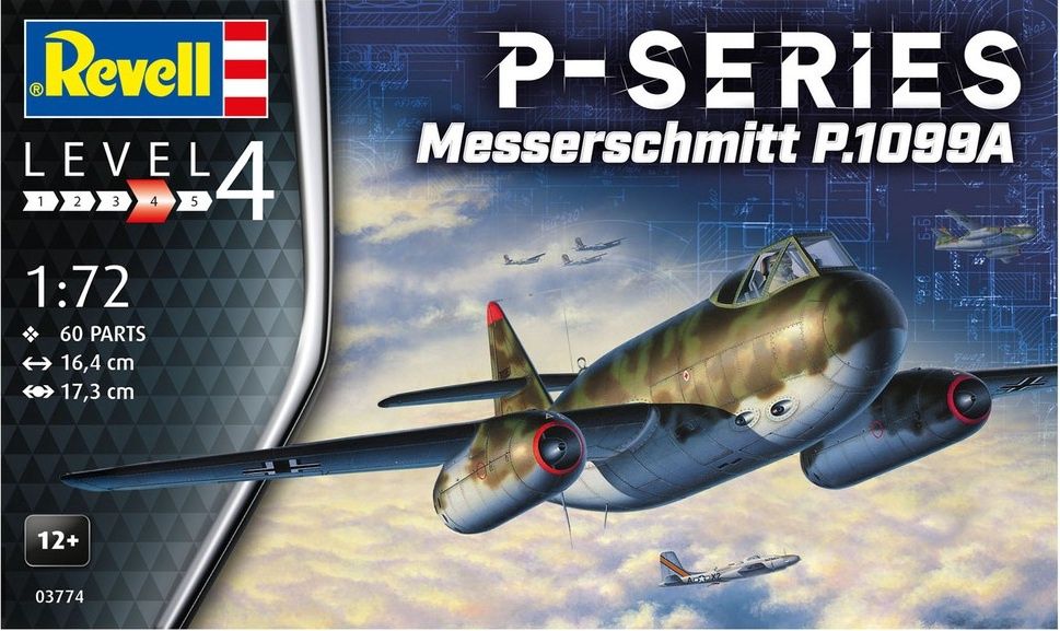 Revell Germany 1/72 Messerschmitt P.1099A P-Series 03774