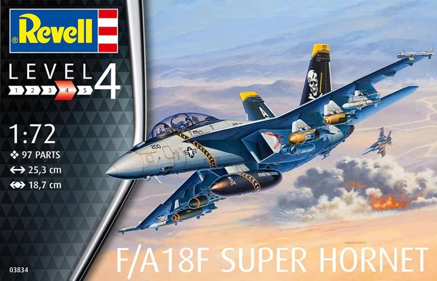 Revell Germany 1/72 F/A-18F Super Hornet 03834