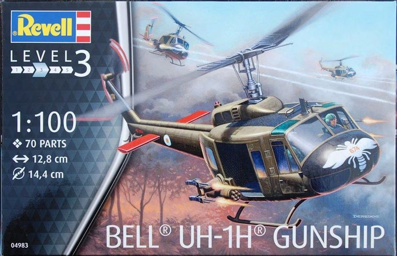 Revell Germany 1/100 Bell UH-1H Gunship 04983