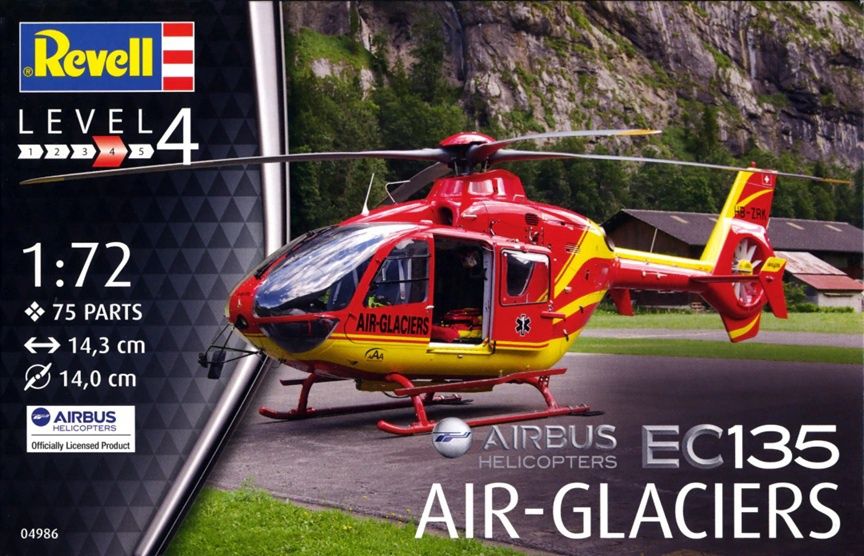 Revell Germany 1/72 Airbus Helicopters EC135 Air-Glaciers 04986
