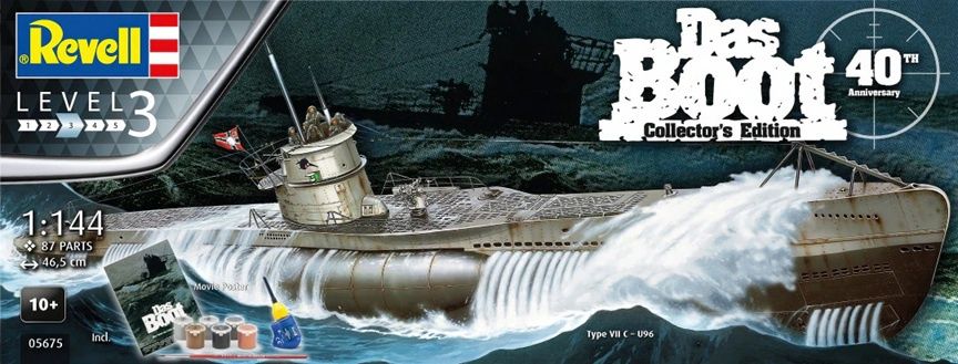 Revell Germany 1/144 Das Boot Collector's Edition 40th Anniversary 05675