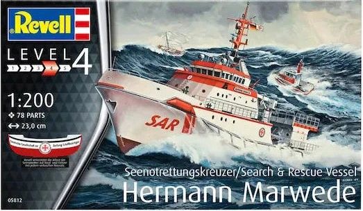 Revell Germany 1/200 Search &amp; Rescue Vessel Hermann Marwede 05812