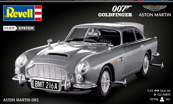 Revell Germany 1/24 James Bond Aston Martin DB5 (Click System) 07746