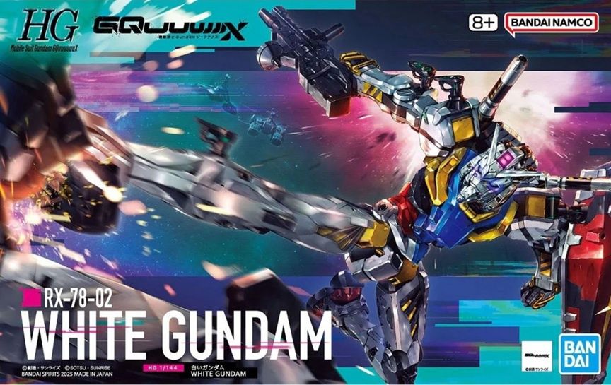 Bandai 1/144 HG GQuuuuuuX #12 RX-78-02 White Gundam 5069189