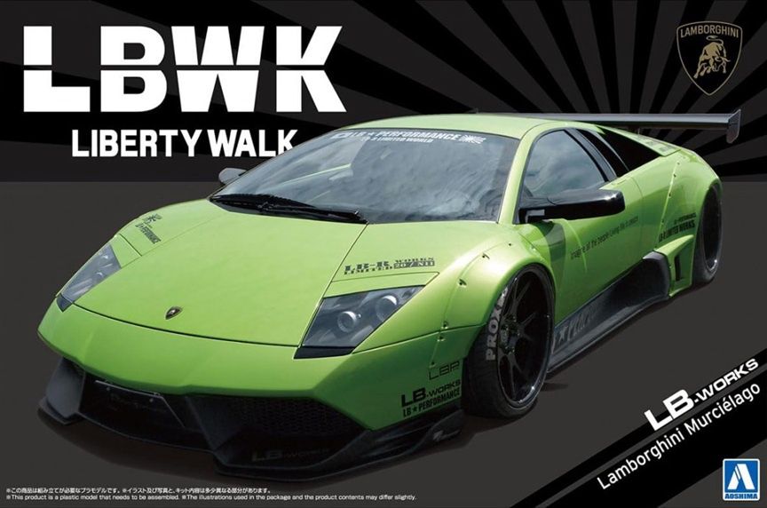 Aoshima 1/24 Liberty Walk LB-Works Lamborghini Murcielago Ver. 2 059944