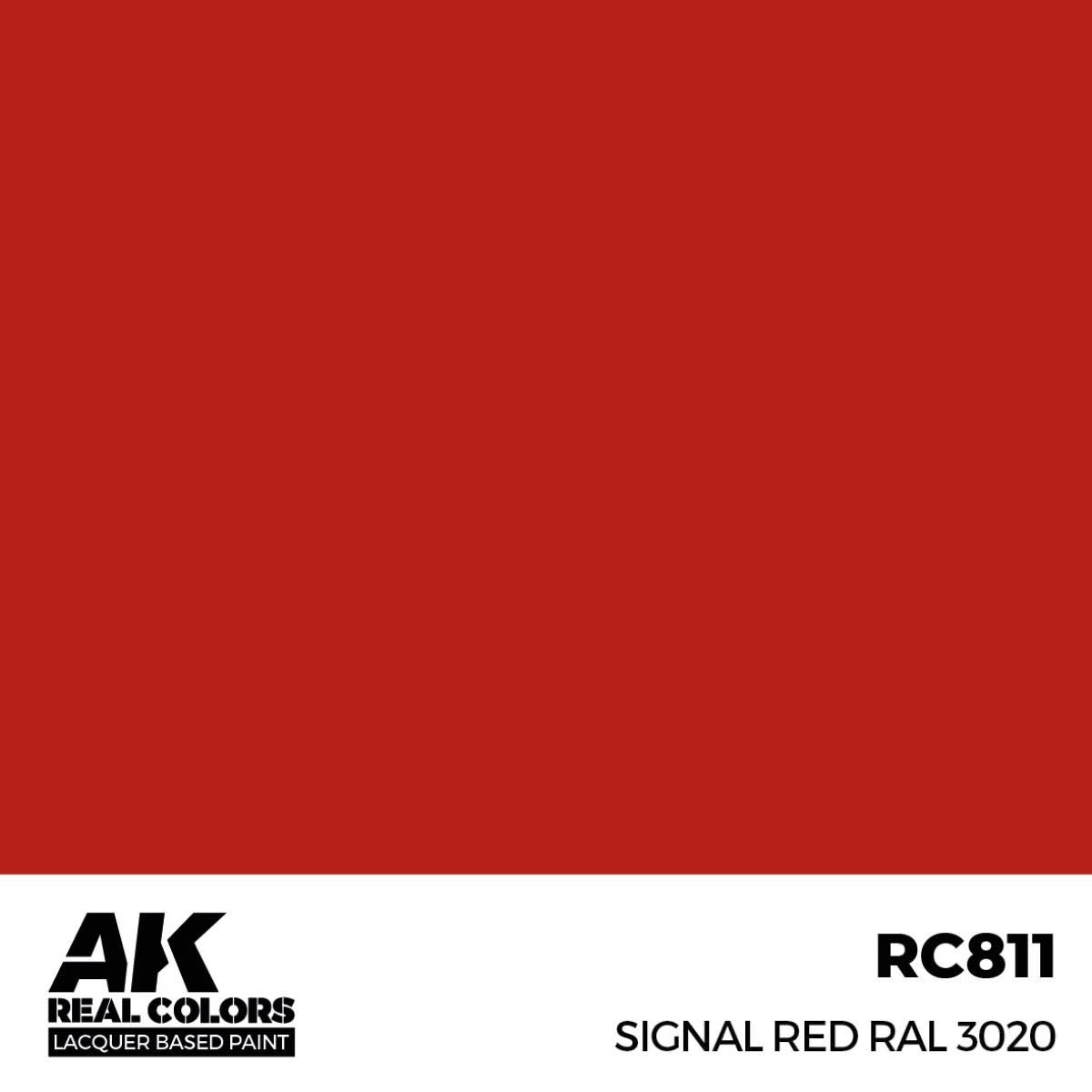 AK Interactive Real Colors Signal Red RAL 3020 17 ml. RC811