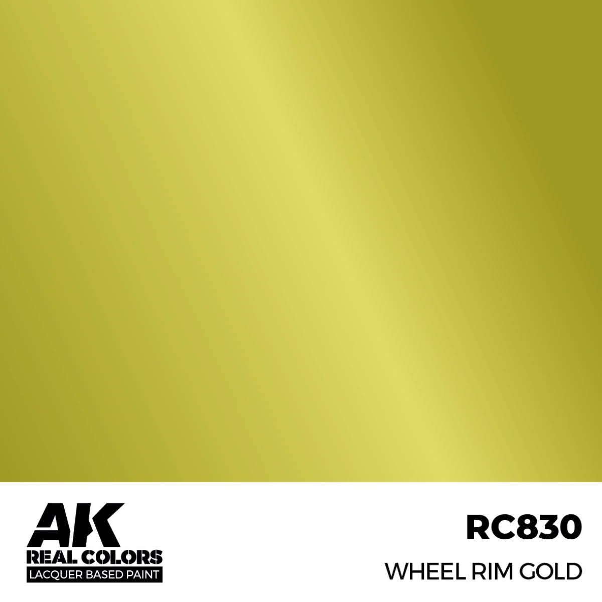 AK Interactive Real Colors Wheel Rim Gold 17 ml. RC830