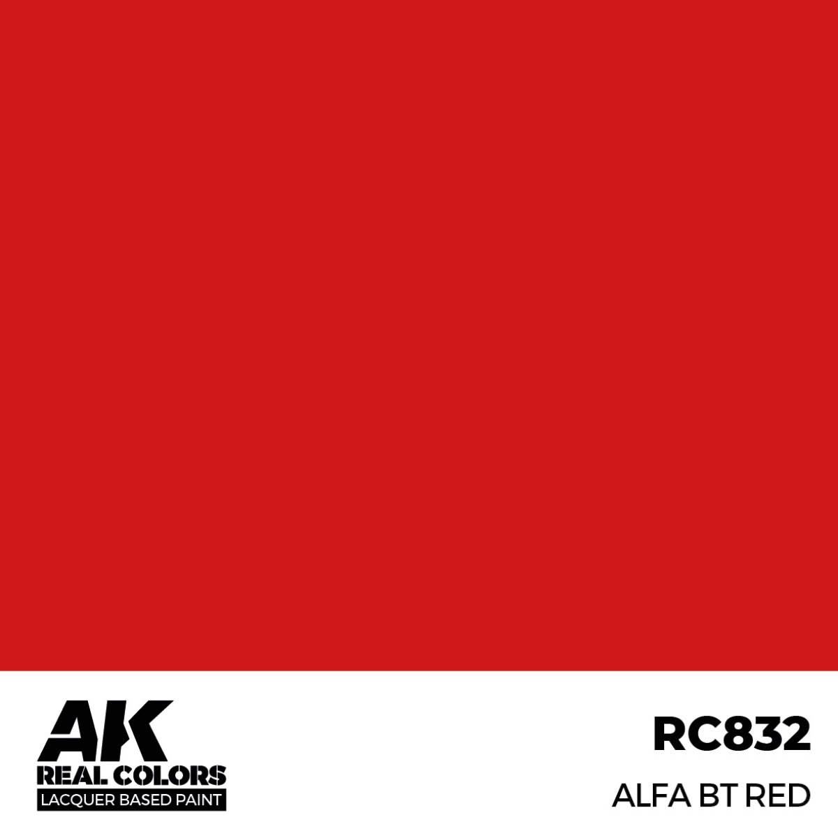 AK Interactive Real Colors Alfa BT Red 17 ml. RC832