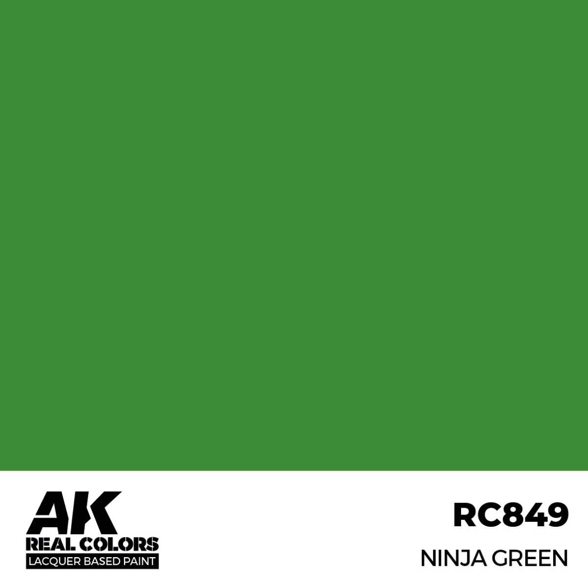 AK Interactive Real Colors Ninja Green 17 ml. RC849