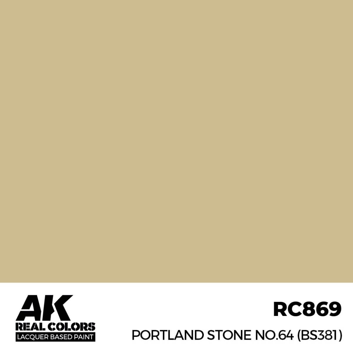 AK Interactive Real Colors Portland Stone No.64 (BS381) 17 ml. RC869