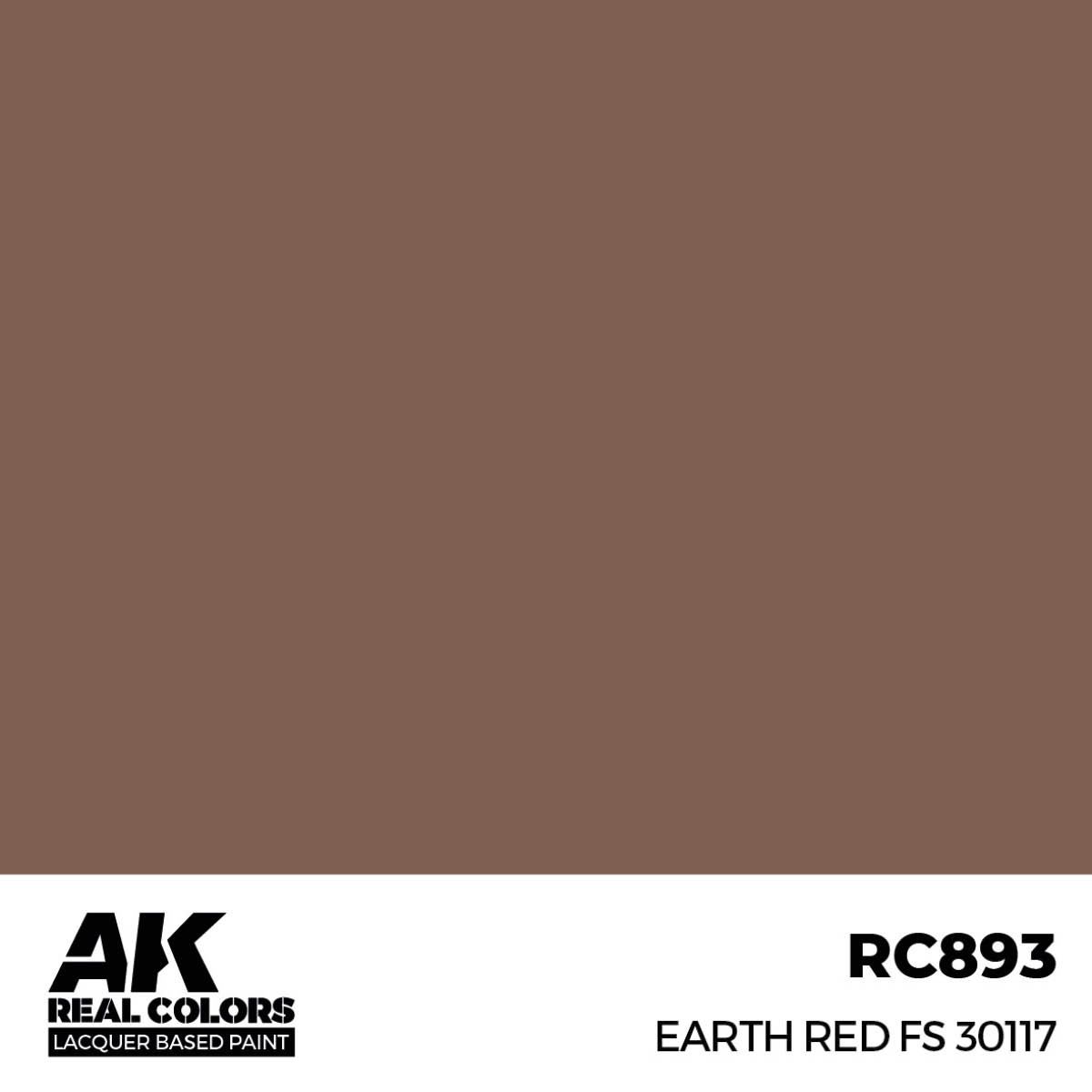 AK Interactive Real Colors Earth Red FS 30117 17 ml. RC893