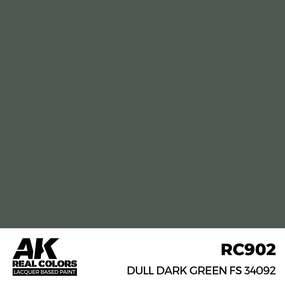 AK Interactive Real Colors Dull Dark Green FS 34092 17 ml. RC902