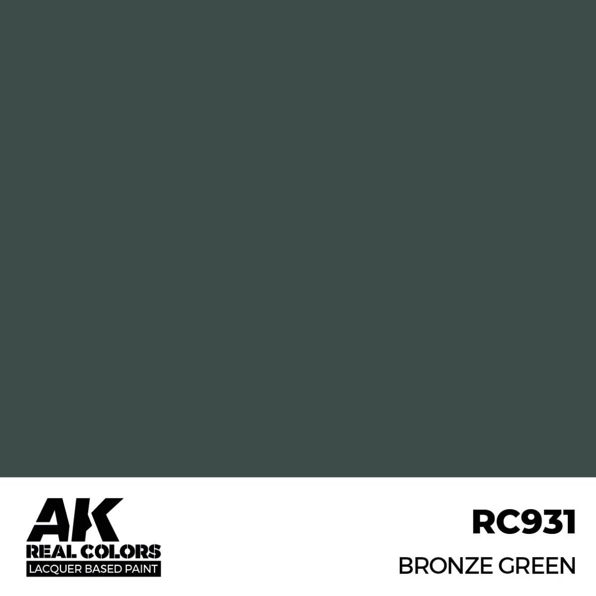 AK Interactive Real Colors Bronze Green 17 ml. RC931