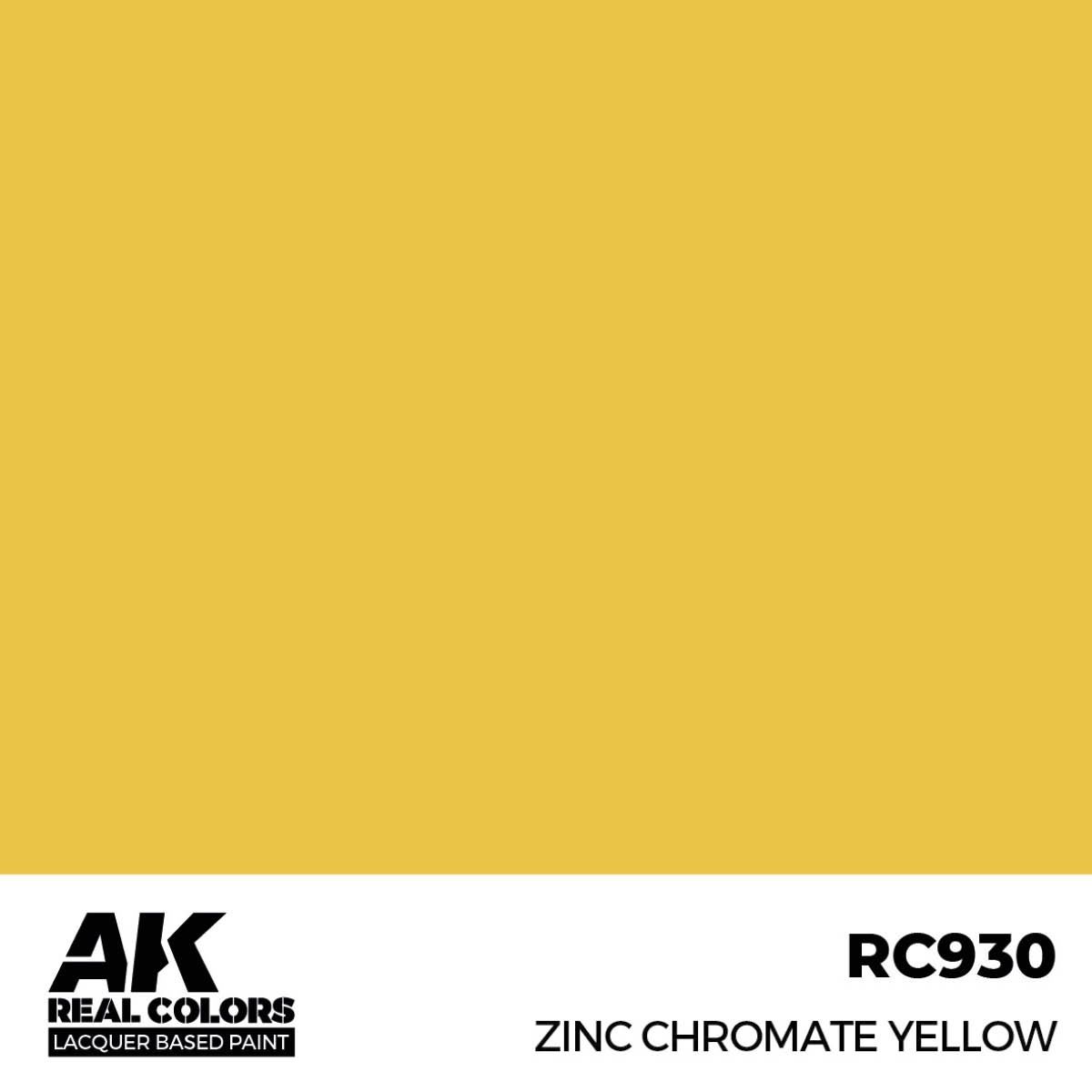 AK Interactive Real Colors Zinc Chromate Yellow 17 ml. RC930