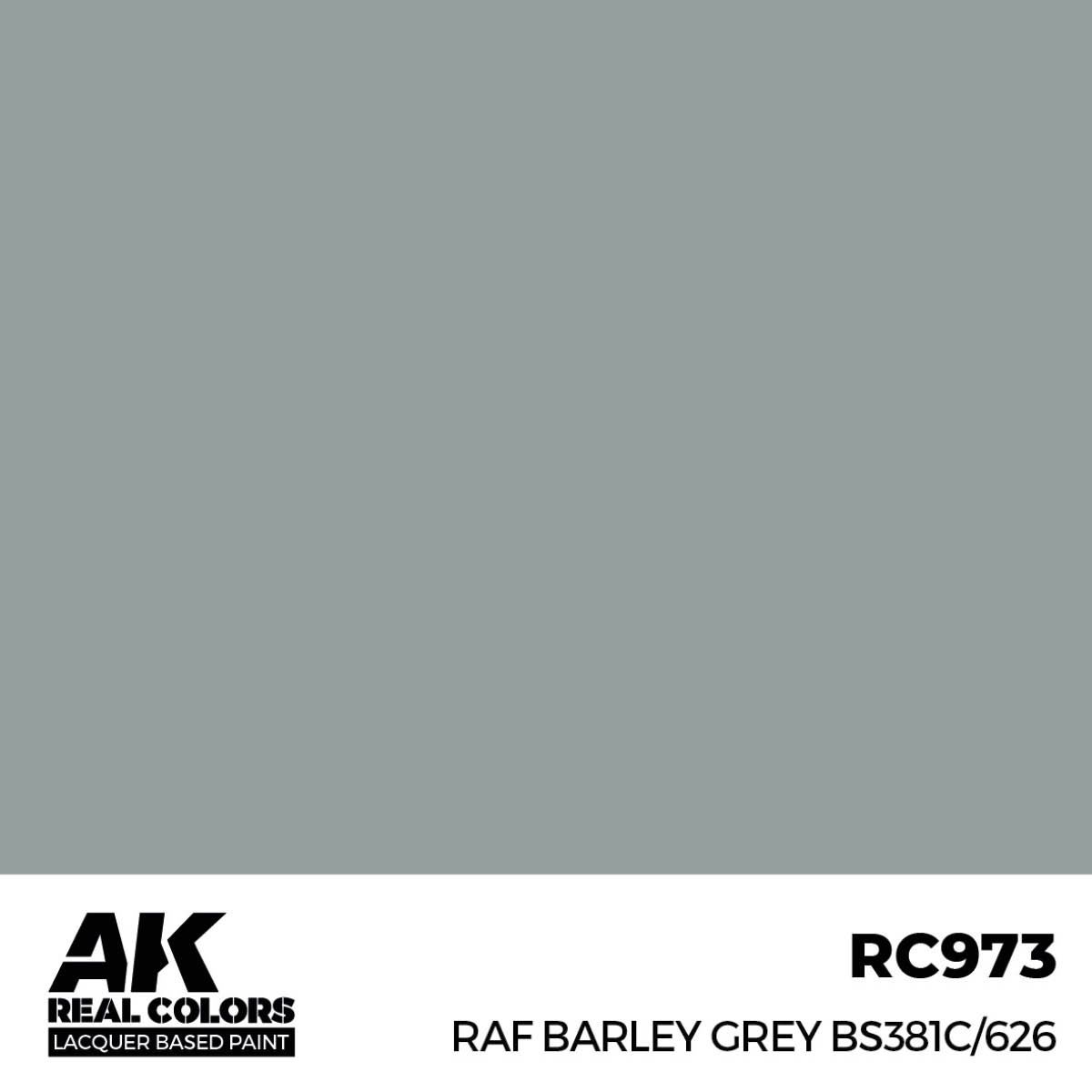AK Interactive Real Colors RAF Barley Grey BS381C/626 17 ml. RC973