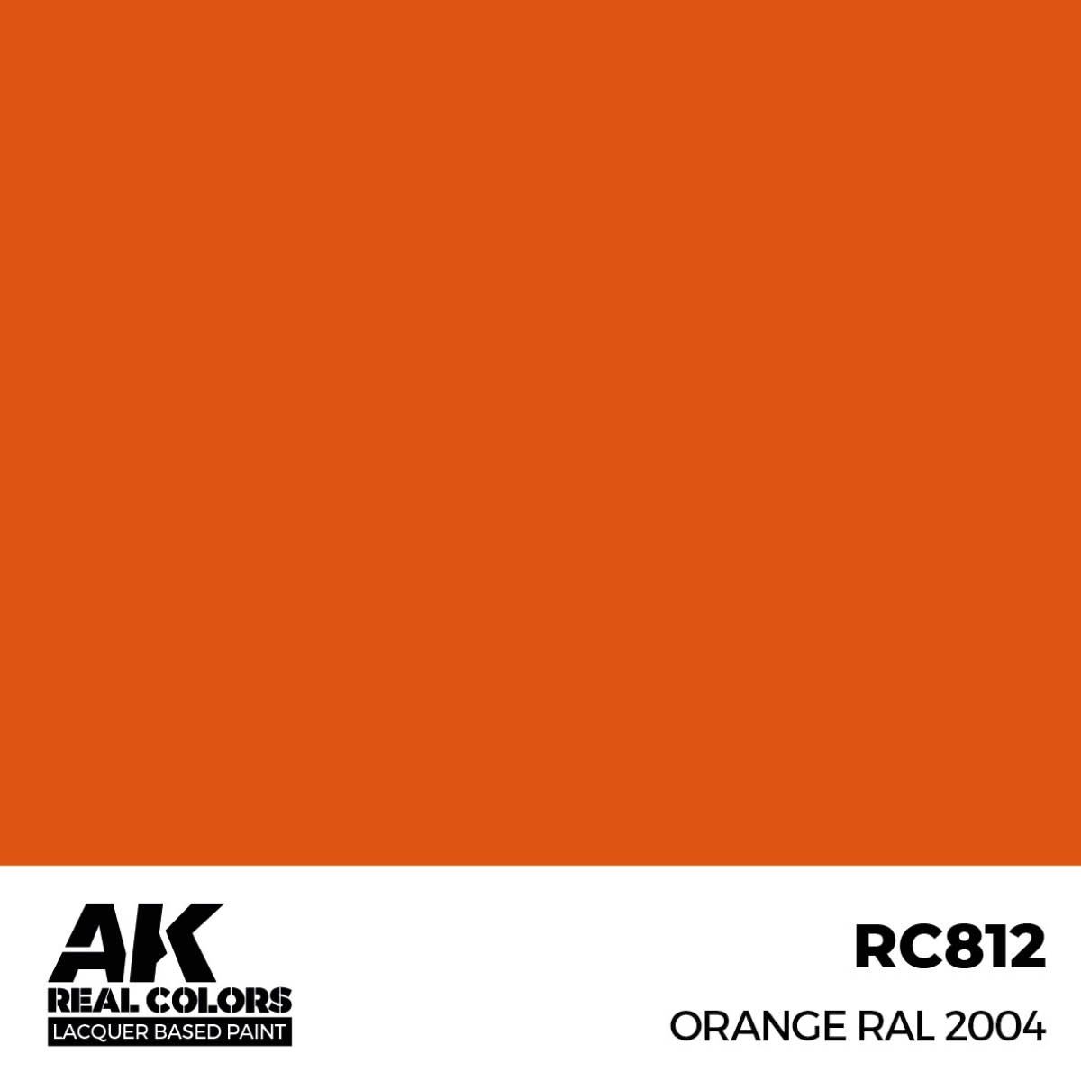 AK Interactive Real Colors Orange RAL 2004 17 ml. RC812