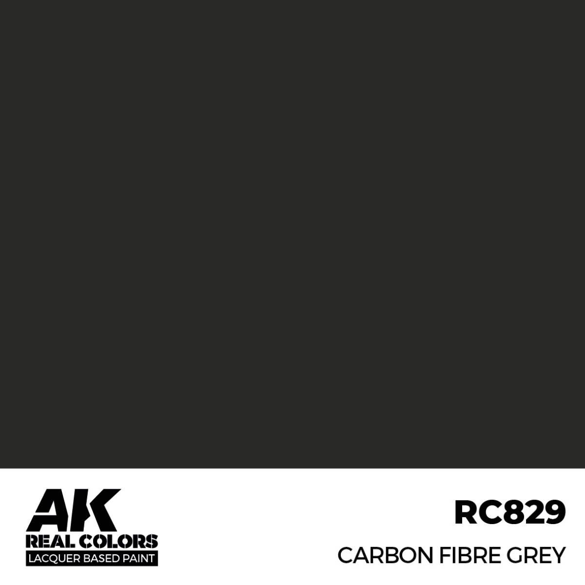 AK Interactive Real Colors Carbon Fibre Grey 17 ml. RC829