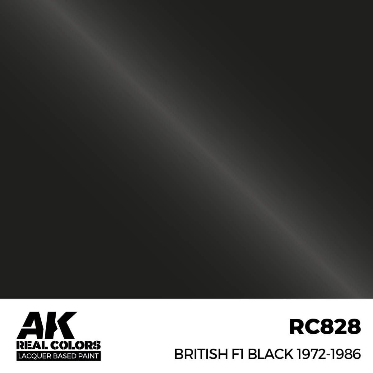AK Interactive Real Colors British F1 Black 1972-1986 17 ml. RC828