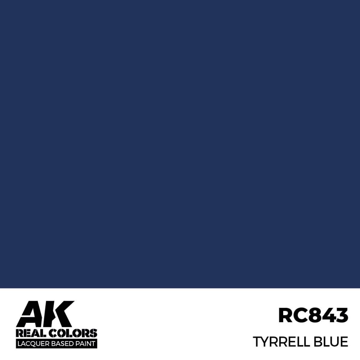 AK Interactive Real Colors Tyrrell Blue 17 ml. RC843