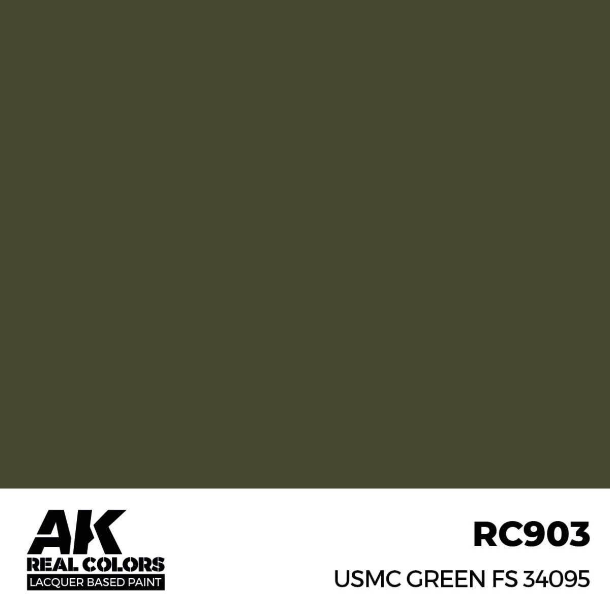 AK Interactive Real Colors USMC Green FS 34095 17 ml. RC903