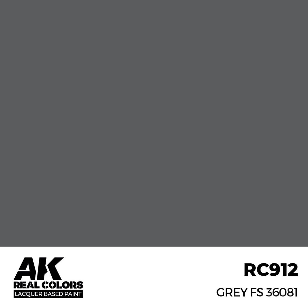 AK Interactive Real Colors Grey FS 36081 17 ml. RC912