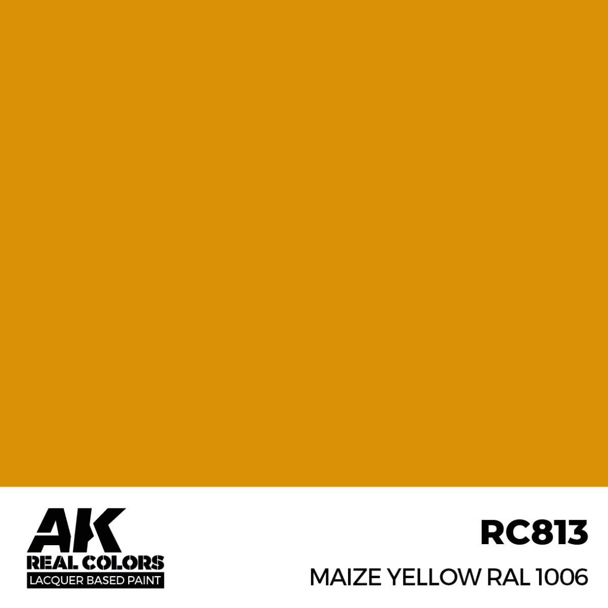 AK Interactive Real Colors Maize Yellow RAL 1006 17 ml. RC813