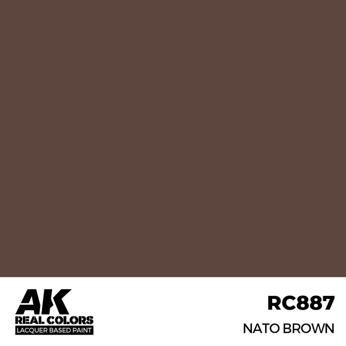 AK Interactive Real Colors NATO Brown 17 ml. RC887
