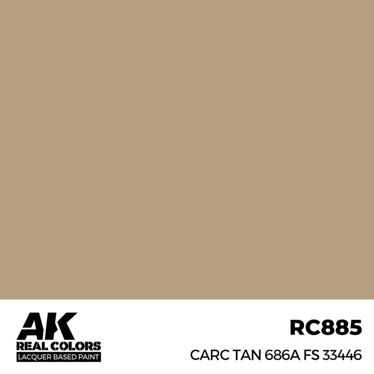 AK Interactive Real Colors CARC Tan 686A FS 33446 17 ml. RC885