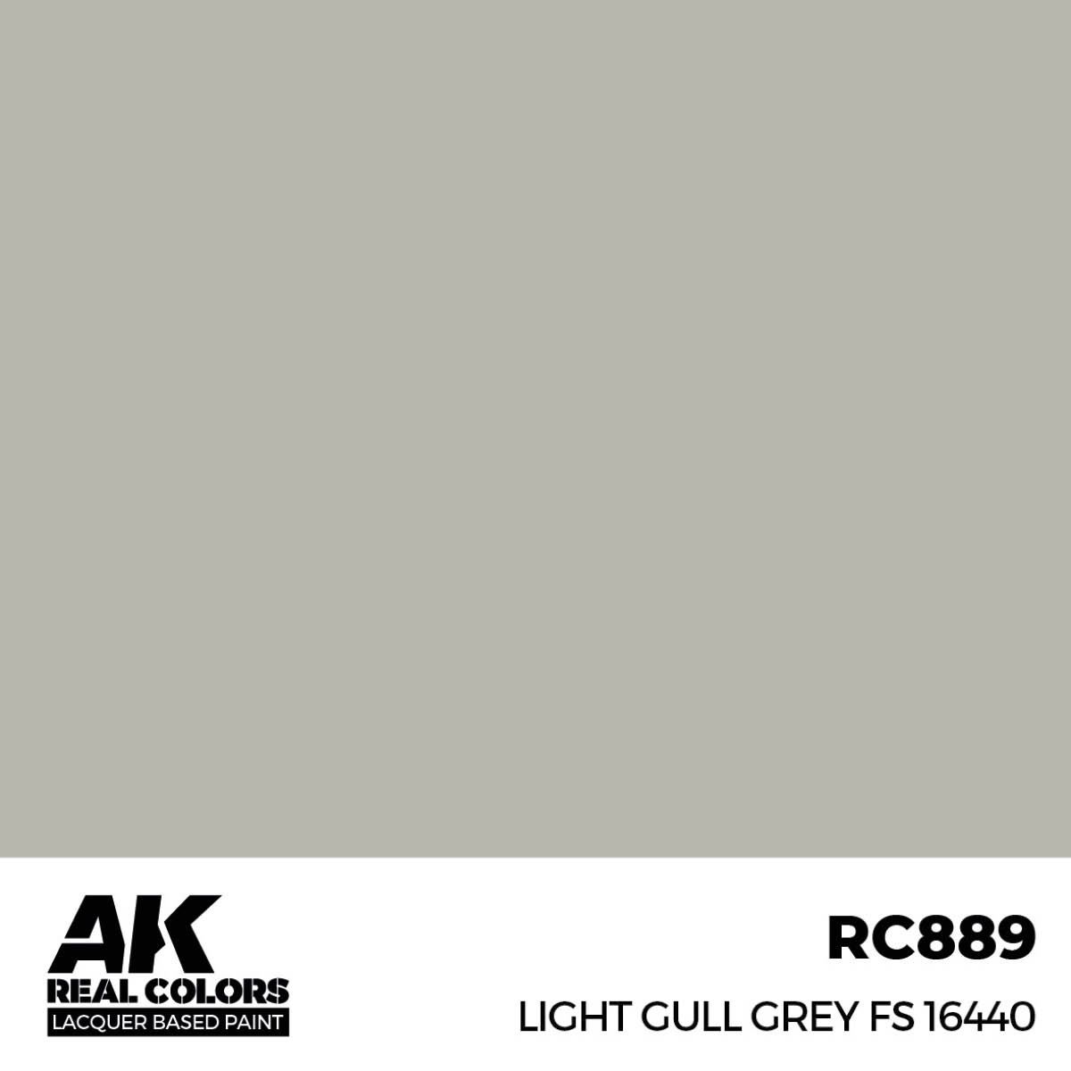 AK Interactive Real Colors Light Gull Grey FS 16440 17 ml. RC889