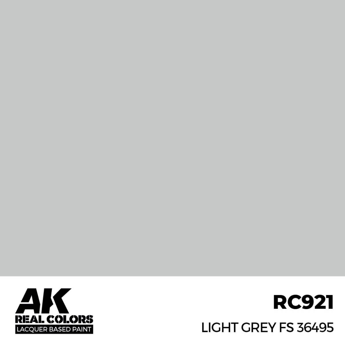 AK Interactive Real Colors Light Grey FS 36495 17 ml. RC921