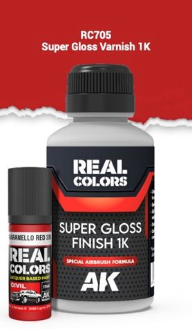 AK Interactive Real Colors Super Gloss Finish 1K (for Civil Colors range) RC705