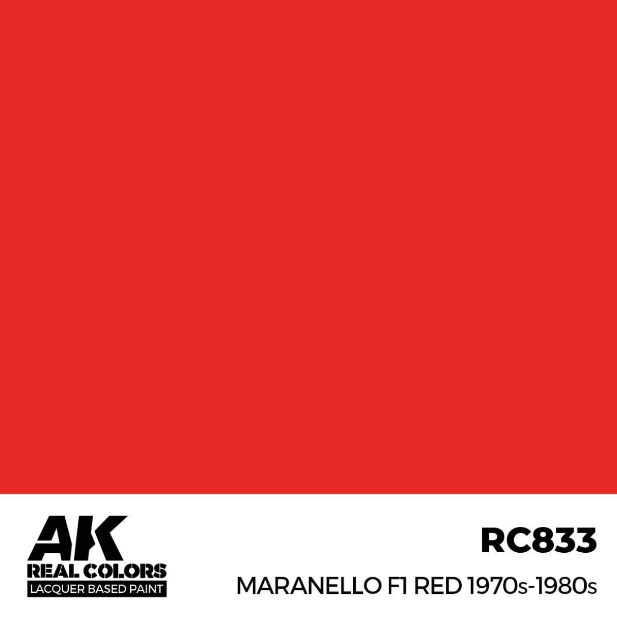 AK Interactive Real Colors Maranello F1 Red 1970s-1980s 17 ml. RC833