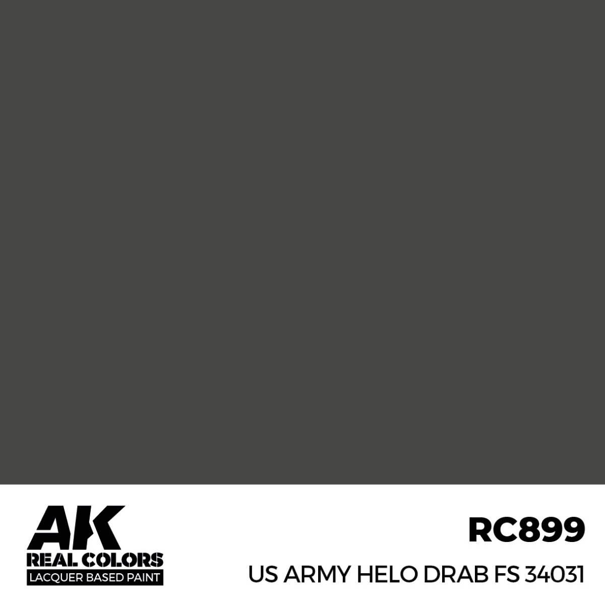 AK Interactive Real Colors US Army Helo Drab FS 34031 17 ml. RC899