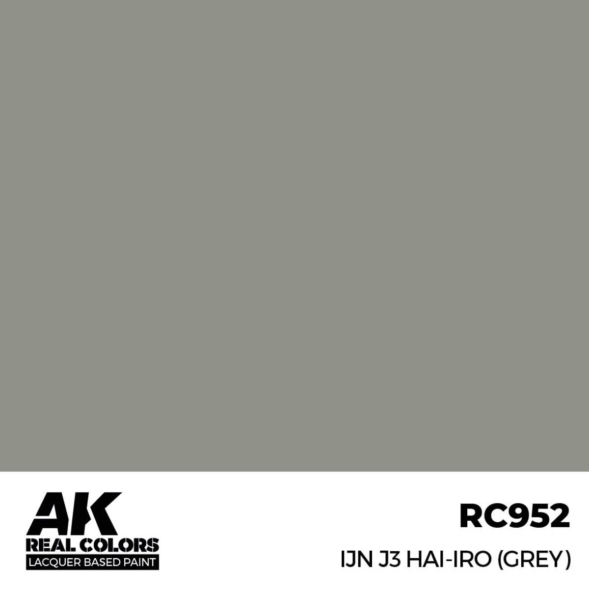 AK Interactive Real Colors IJN J3 HAI-IRO (GREY) 17 ml. RC952