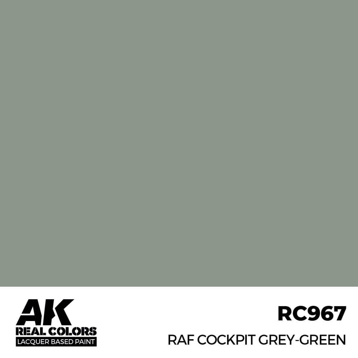 AK Interactive Real Colors RAF Cockpit Grey-Green 17 ml. RC967