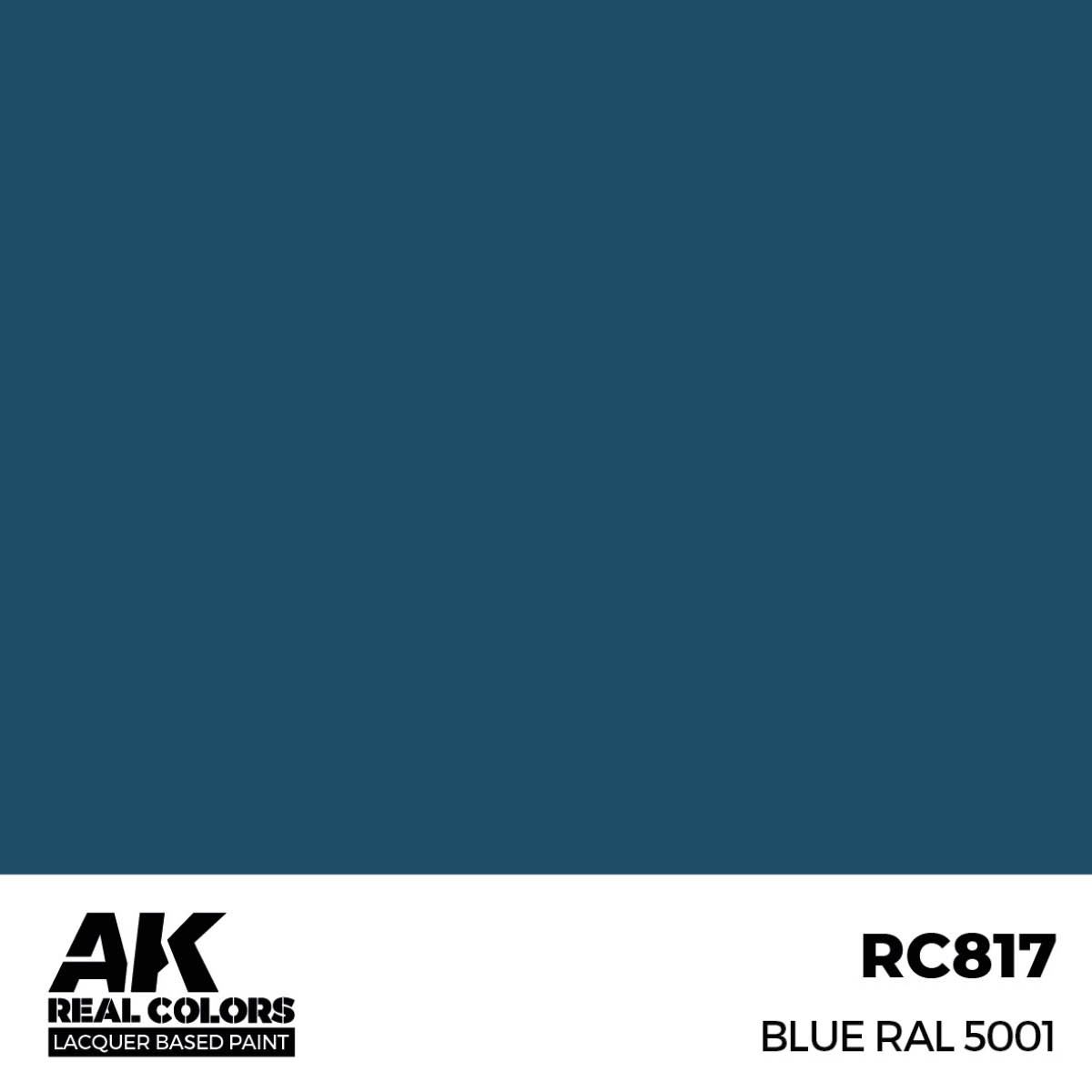 AK Interactive Real Colors Blue RAL 5001 17 ml. RC817