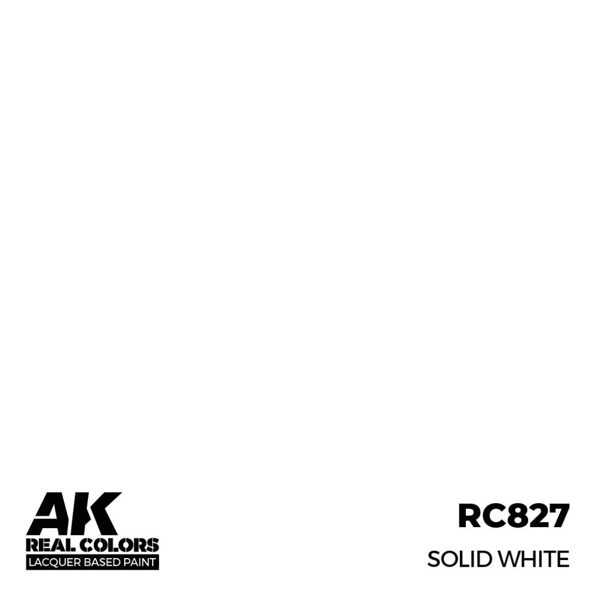 AK Interactive Real Colors Solid White 17 ml. RC827
