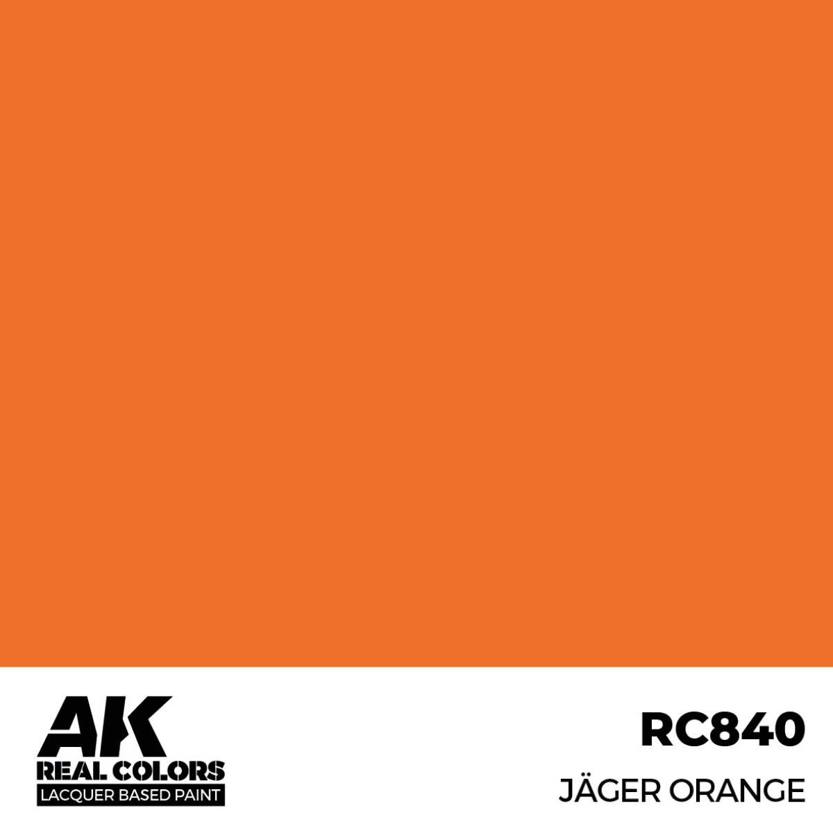 AK Interactive Real Colors Jäger Orange 17 ml. RC840