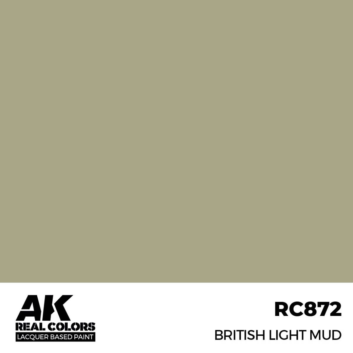 AK Interactive Real Colors British Light Mud 17 ml. RC872
